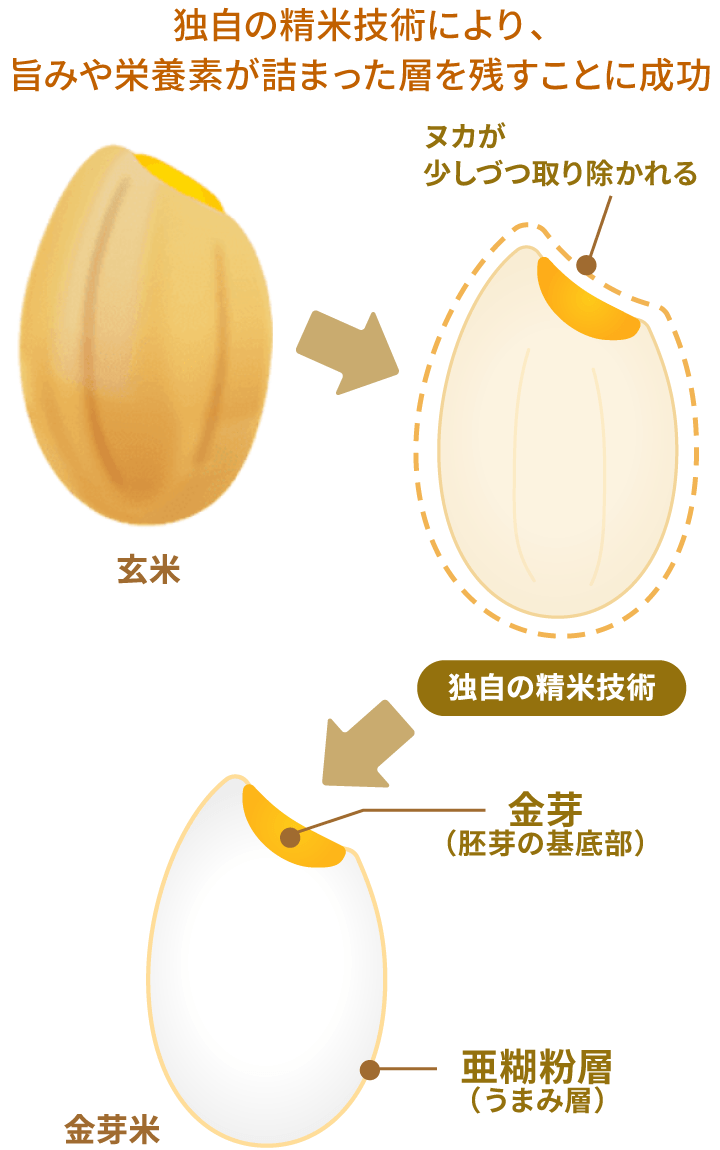 独自の精米技術
