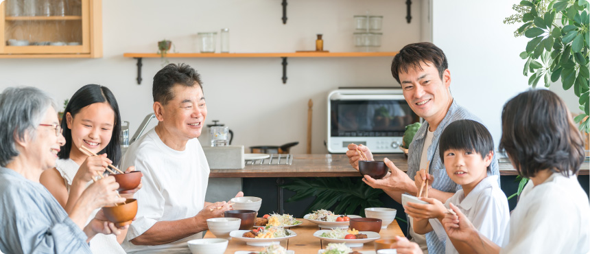 年齢問わず安心してお召し上がりいただけます