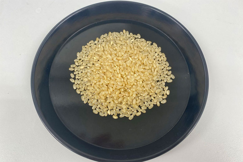 籾殻から取り出した玄米