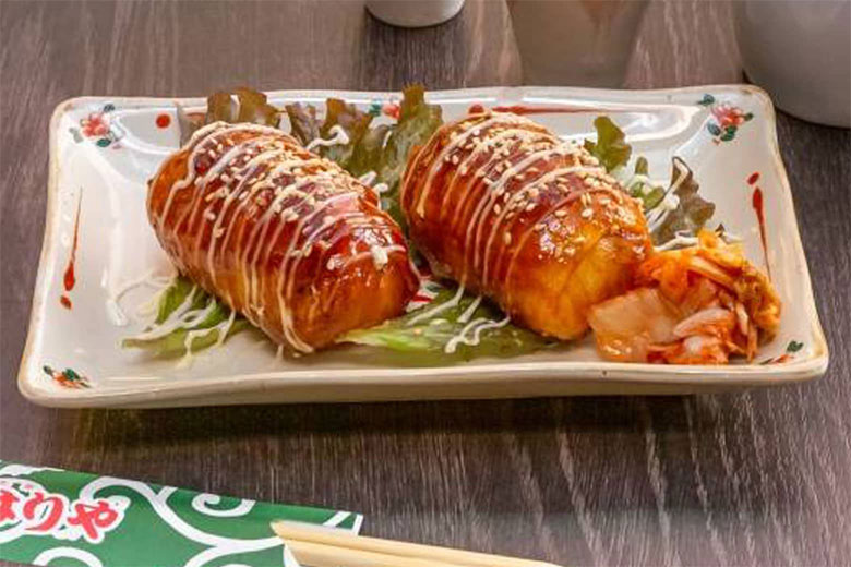 漬物が苦手なお子様にも人気！肉巻きおにぎり！