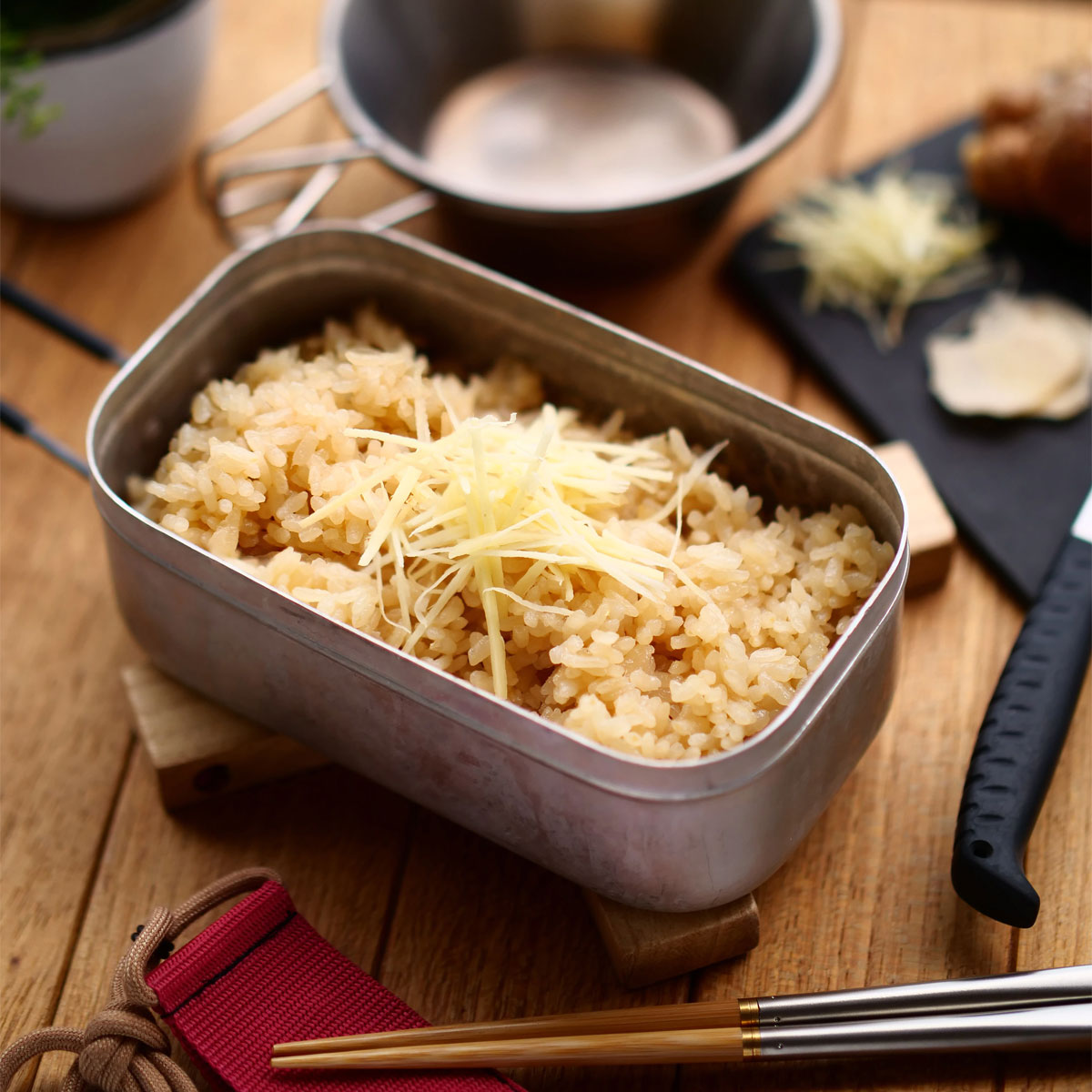 「生姜好きにおすすめ!W生姜の炊き込みご飯」画像