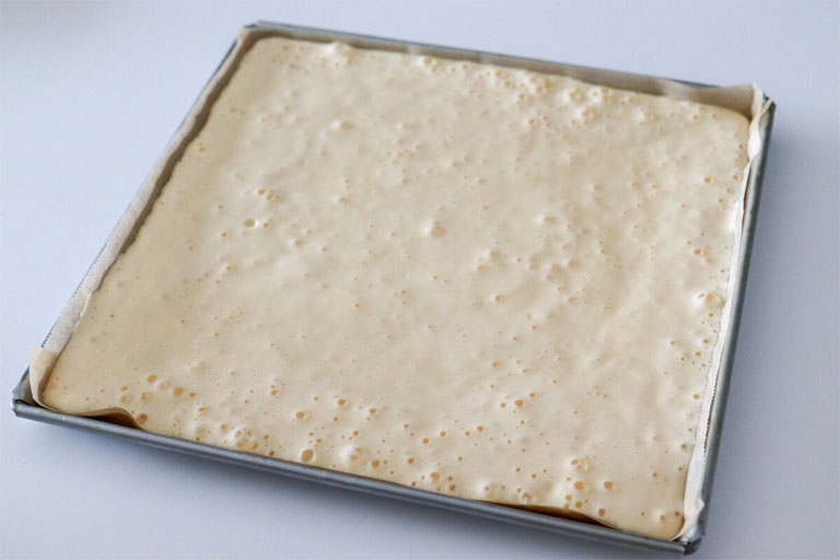 「【グルテンフリー】米粉のロールケーキ」作り方5画像