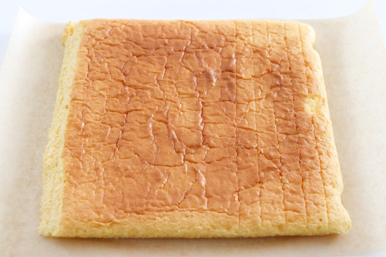「【グルテンフリー】米粉のロールケーキ」作り方8画像