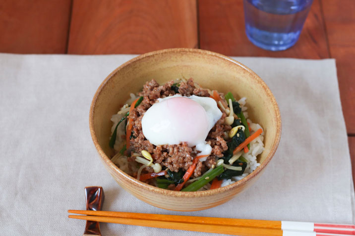 「1/3日分の食物繊維♪ズボラなビビンバ丼」作り方4画像