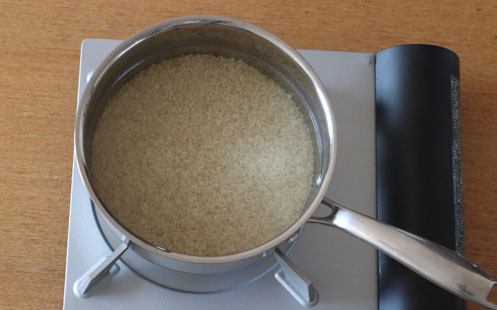 「金芽ロウカット玄米の鍋炊飯」作り方2画像
