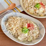 「あっさりだけど旨味たっぷり【鶏しお麻婆豆腐丼】」画像