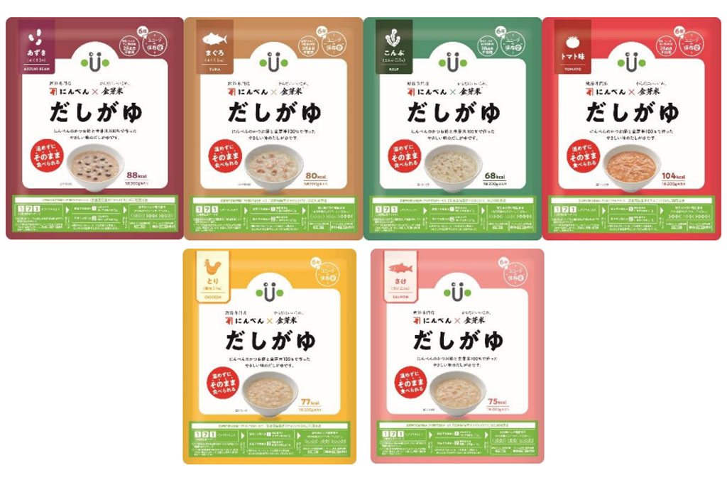 『鰹節専門店「にんべん」＆ユニーク総合防災から、「金芽米」を使用した長期保存食だじがゆが新たに登場』画像